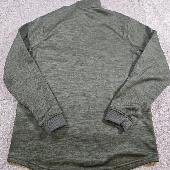 Under Armour‎ Coldgear 1/4 Zip Pullover Sweater Men's Medium Green Athletic - Picture 3 of 11